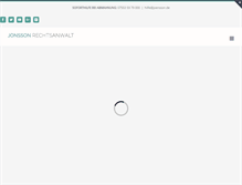 Tablet Screenshot of joensson.de